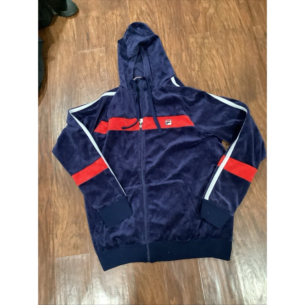 Fila Velour Jacket Size Large